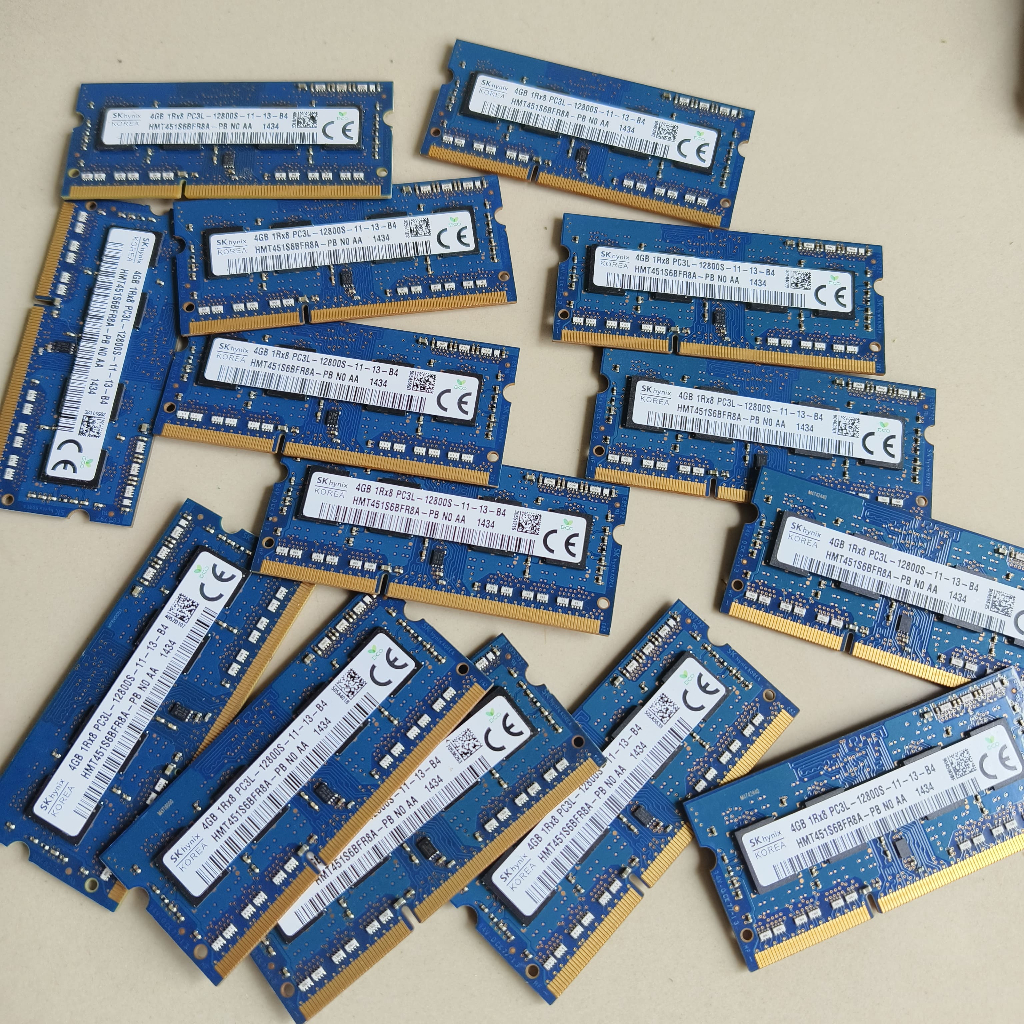 RAM LAPTOP SKhynix 4GB 1Rx8 PC3L-12800/1600MHZ DDR3L