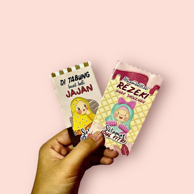 

Amplop Lebaran Gambar Kartun Lucu dengan Bentuk Permen Siap Pakai