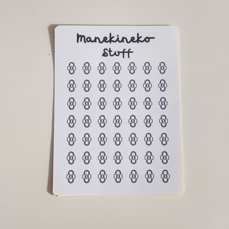 

Stiker Ikon Period / menstrual icon stickers / stickers mini journaling