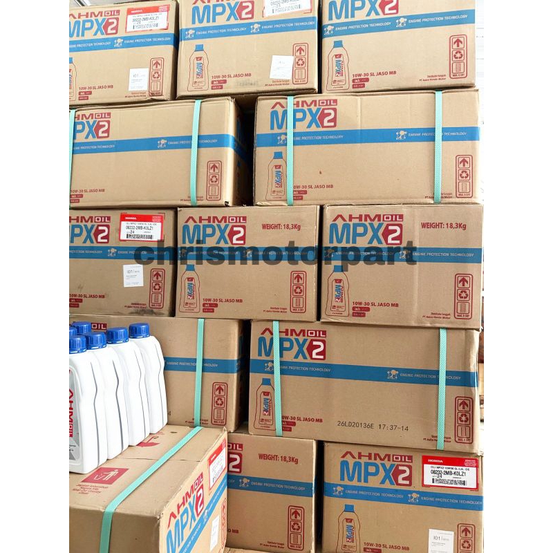 OLI MPX 2 AHM 0,8L / 800ML 10W-30 / OLI MOTOR MATIC VARIO ORIGINAL 1 DUS (24 PCS)