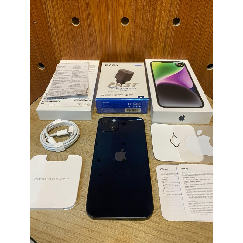 Second iPhone 14 Plus 128GB All Colour Fullset Resmi