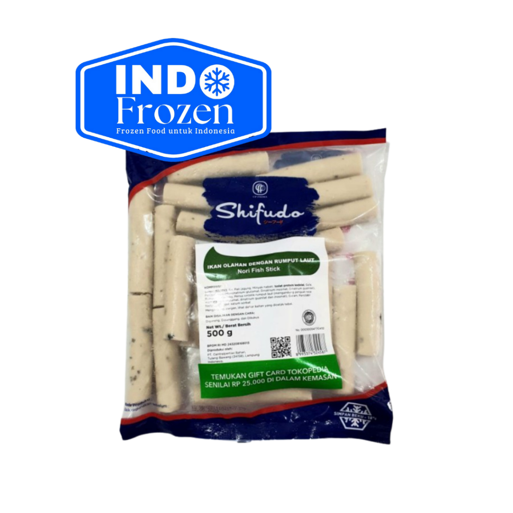 

SHIFUDO NORI FISH STICK 500GR IKAN OLAHAN DENGAN RUMPUT LAUT