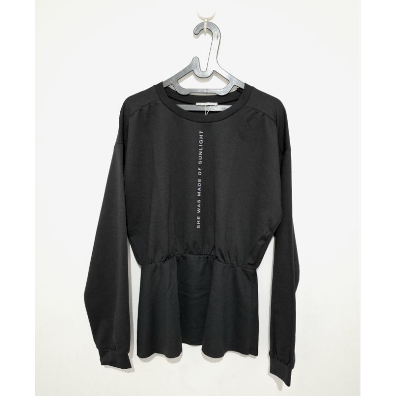 ZARA top / zara crewneck