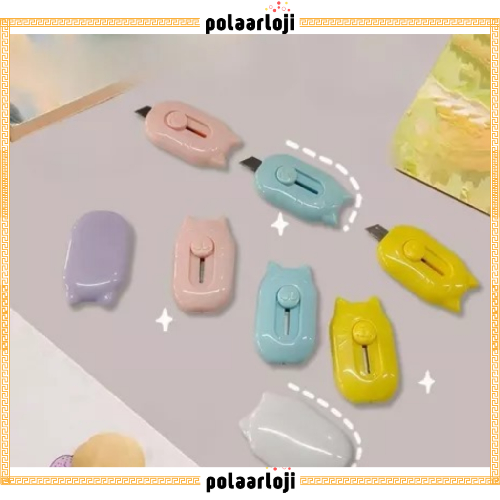

PA Cutter Mini Pisau Pemotong Kertas Mini Portable Cutter Mini Bentuk Awan Cutter Mini Pembuka Paket PR152