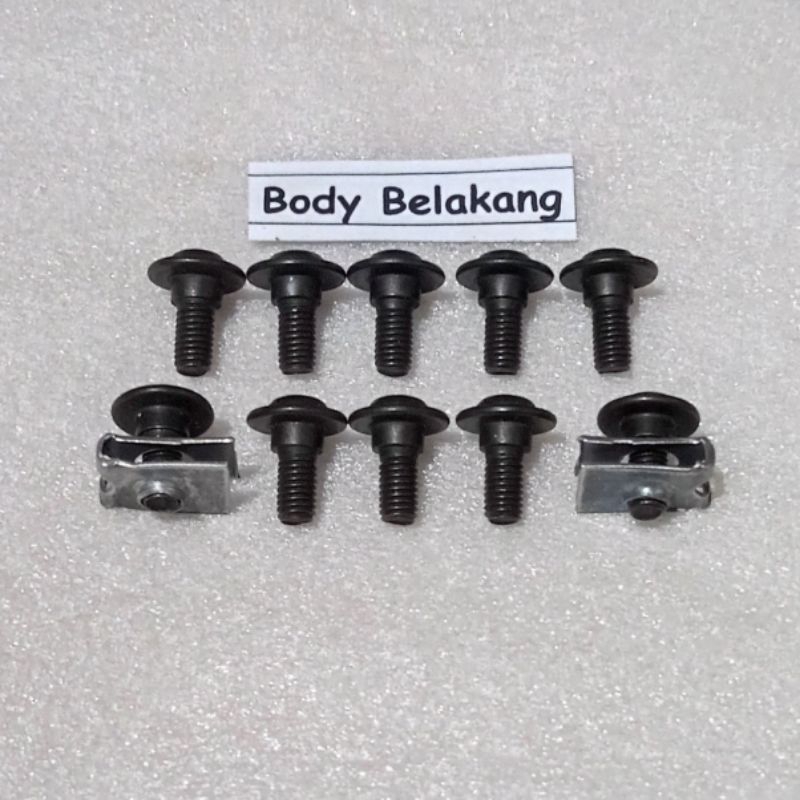 Baut Full Set Cover Bodi Body Belakang Honda Astrea Grand Bulus / Astrea Grand Sabit