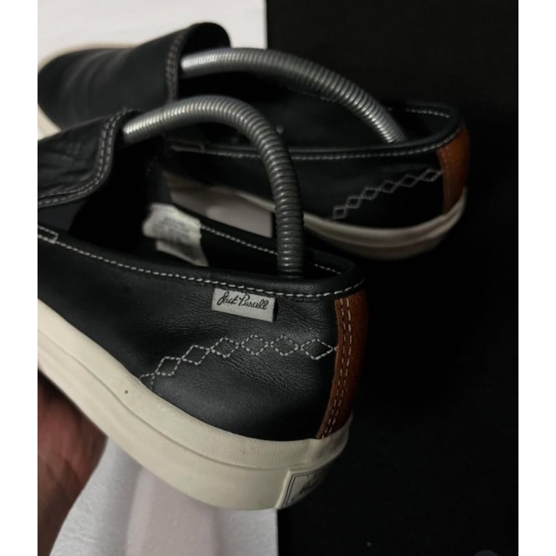 Converse Jack Purcell Slip On Navy Leather Size 40/25.5cm