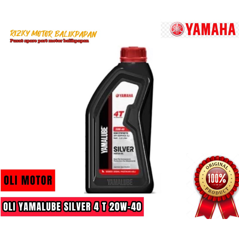 OLI MESIN YAMALUBE SILVER 0.8 L MOTOR BEBEK ORI ASLI YAMAHA