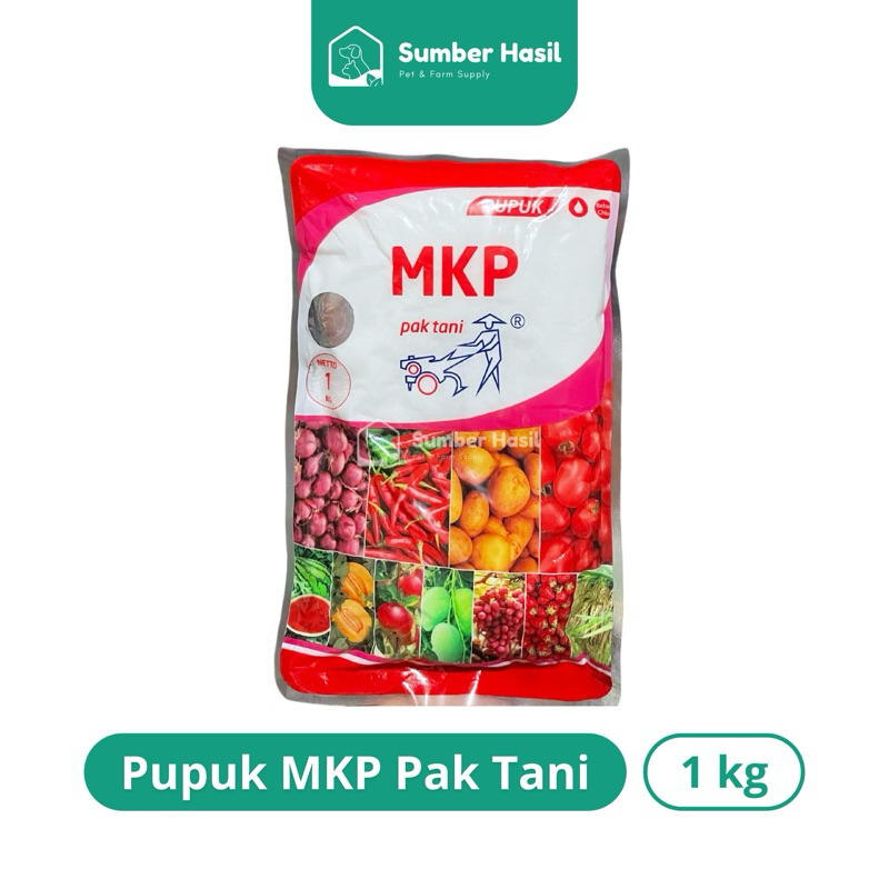 PUPUK MKP PAK TANI KEMASAN 1KG MKP BUAH BUNGA PAK TANI SAPROTAN ORIGINAL
