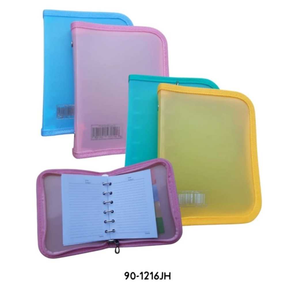 

MAP BUKU RING BINDER NOTE MINI A6 SLETING RING 6 BESI WARNA NOTEBOOK KECIL