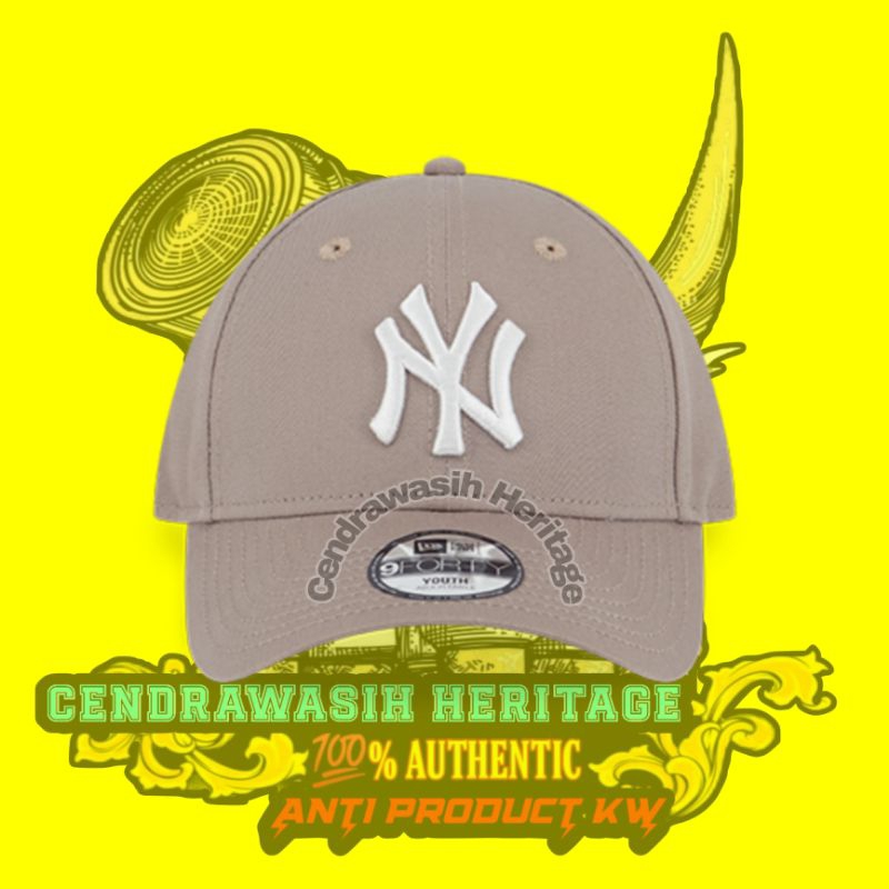 New Era 9Forty Cap Youth New York Yankees Era Ash Brown 100% Authentic