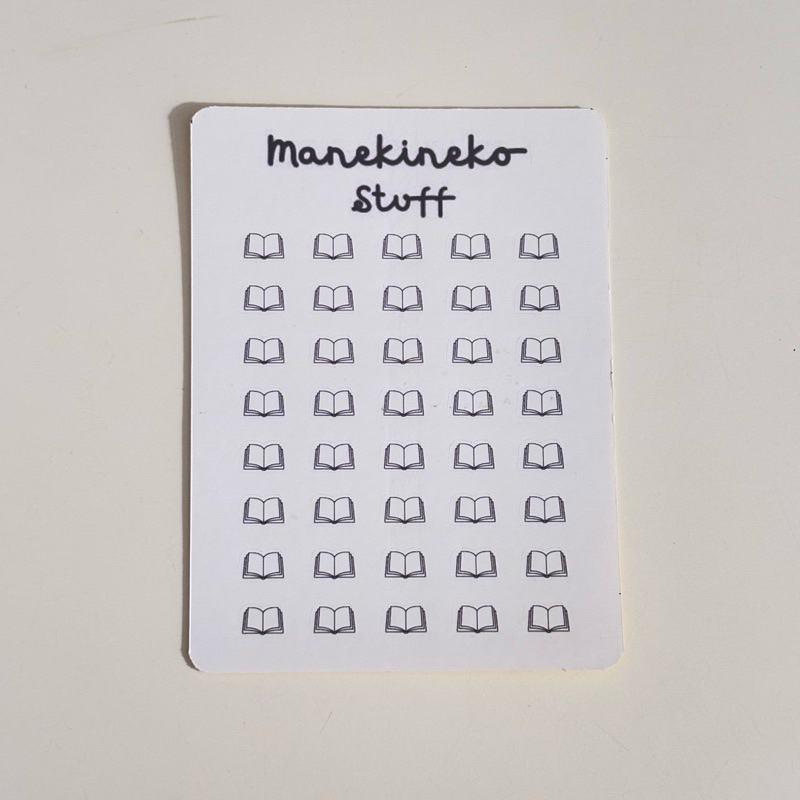 

Stiker Ikon Buku / Book Icon Stickers / Book Stickers / Tiny Stickers