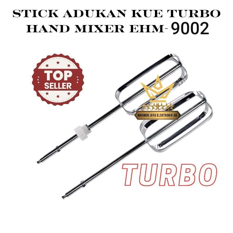 Set Stik Mixer Adonan Kue Turbo Hand Mixer Type EHM-9002