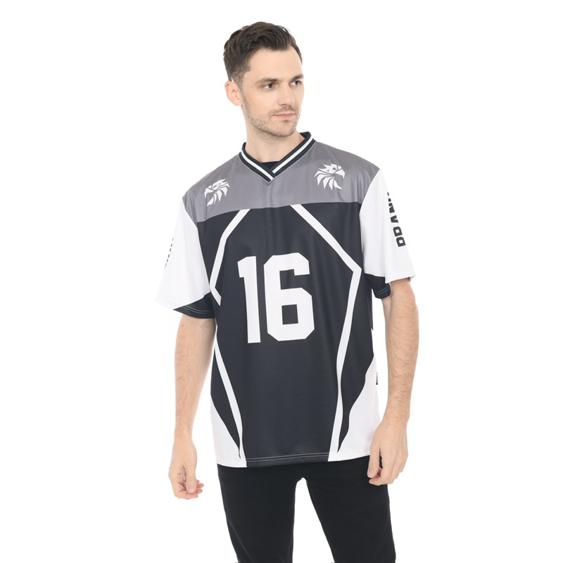 PHOMPPHIESS Jersey Boxy Vintage Oversize 16 Jersey Baseball Pria Wanita