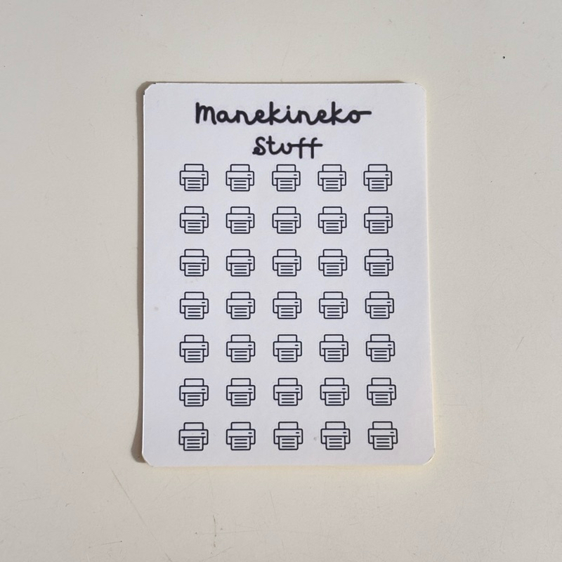 

Stiker Ikon Printer / Printer Icon Stickers / Tiny Stickers Journaling