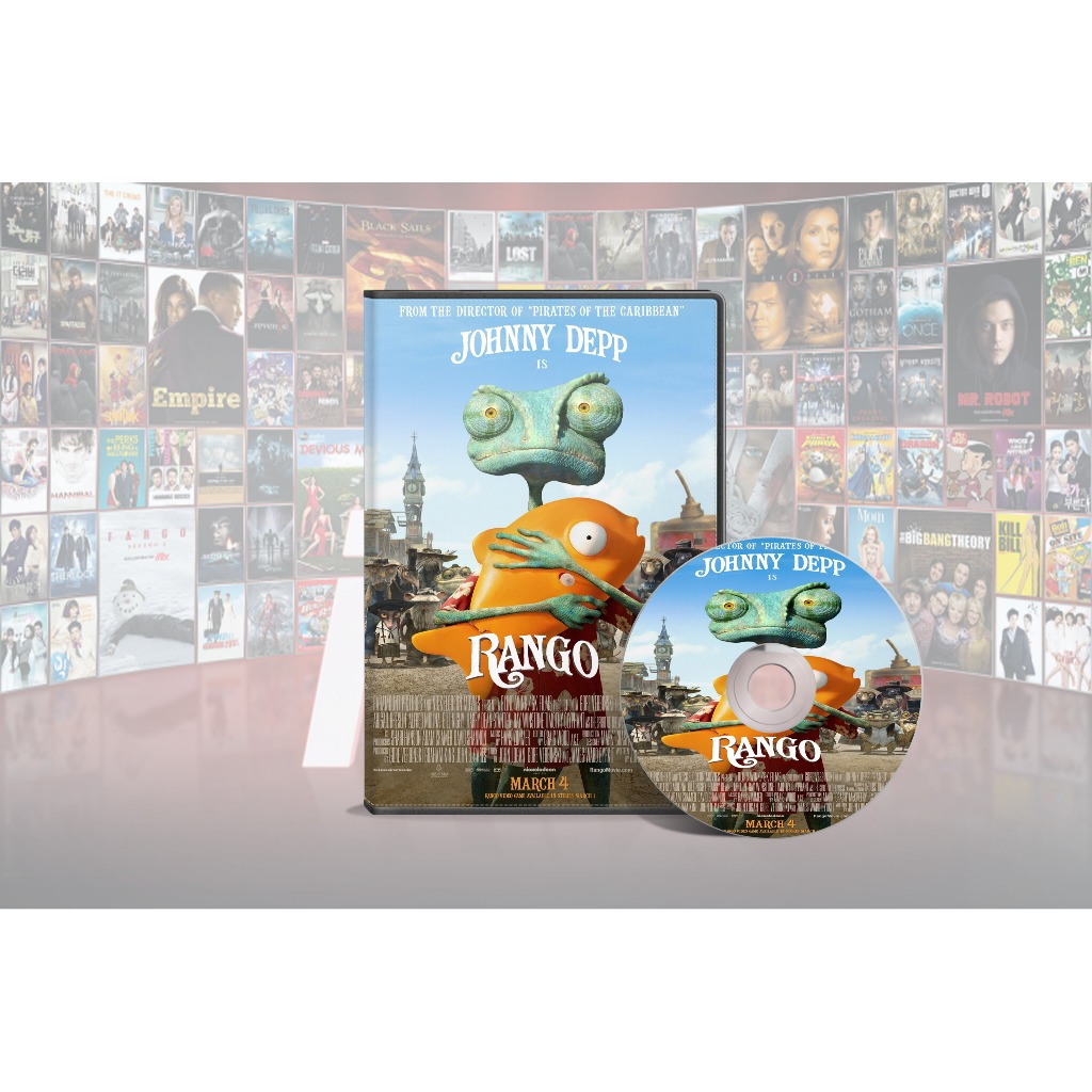 DVD Film Animasi Rango (2011)