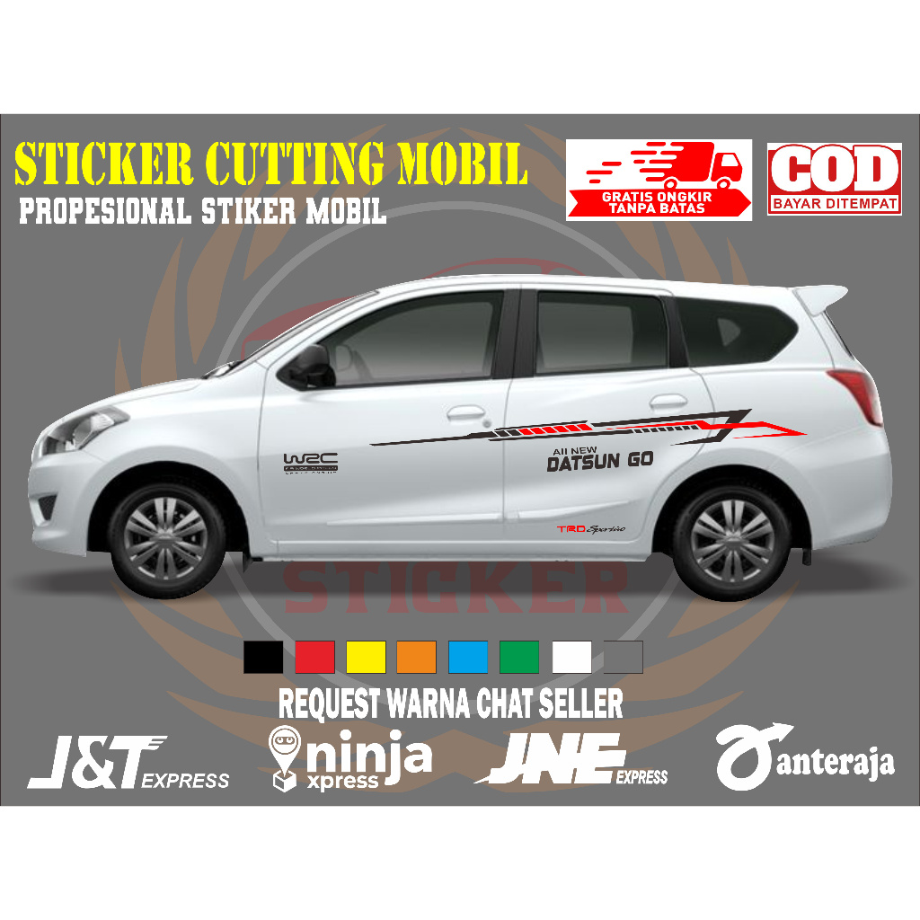 sticker mobil datsun go sticker mobil datsun go sticker mobil keren sticker motif variasi body mobil