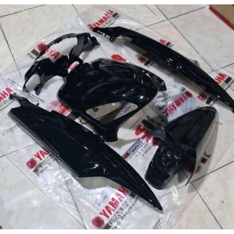 cover body Mio sporty hitam original bodi Mio hitam original body fullset hitam ori 5tl