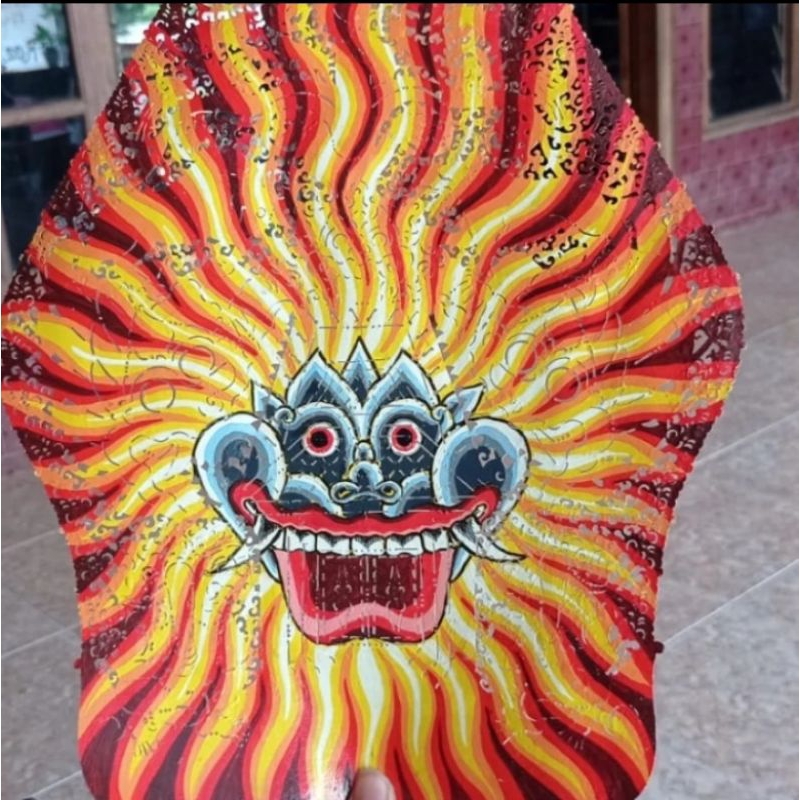 wayang kulit gunungan klasik jogjakarta dan punokawan.