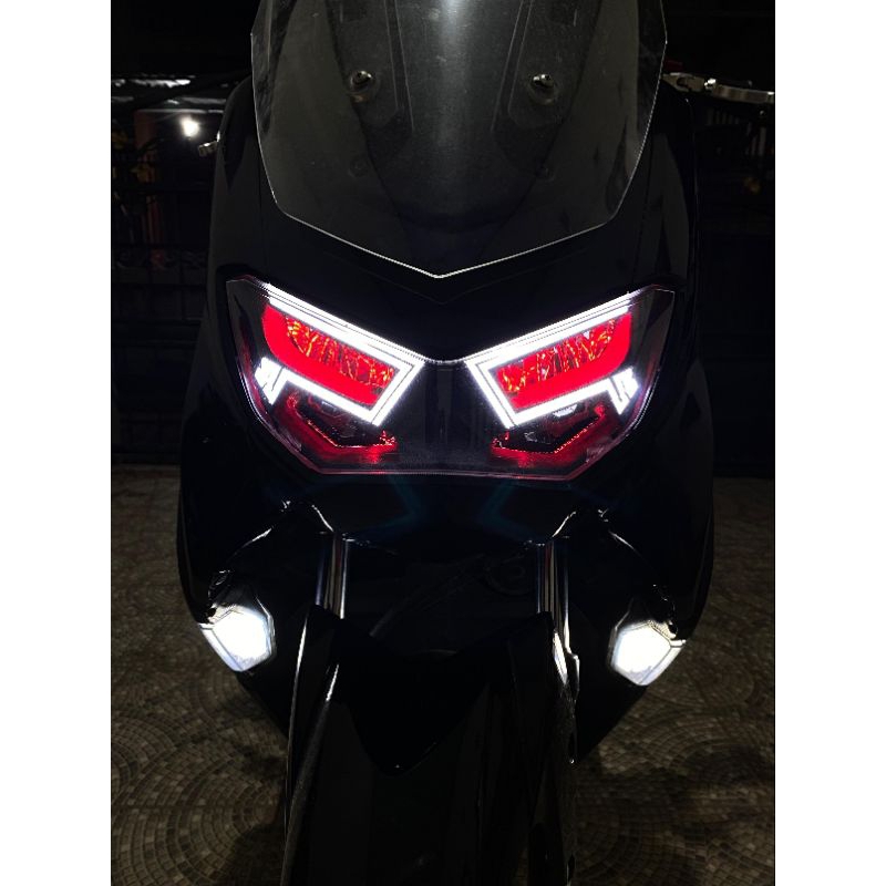 Frame Lampu Alis DRL Alis Lazy Nmax New V1 Motorcycle Nmax
