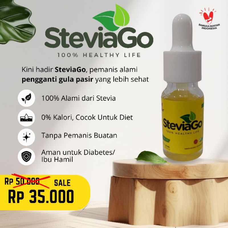 

SteviaGo - Gula Cair Stevia Alami Tanpa Kalori (Pengganti Gula Pasir)