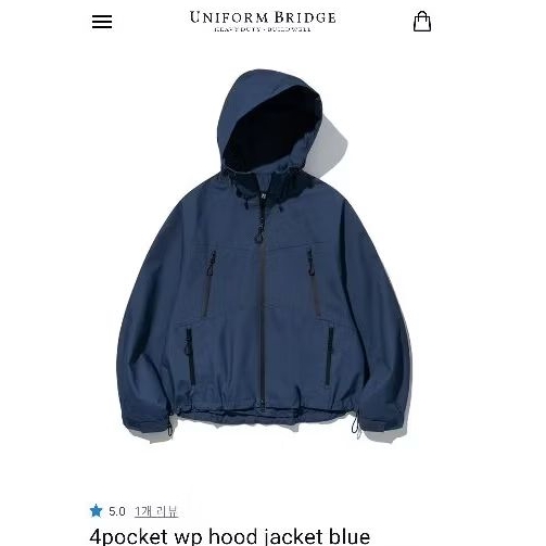 Jaket Boxy Unifrom Bridge Original Blue