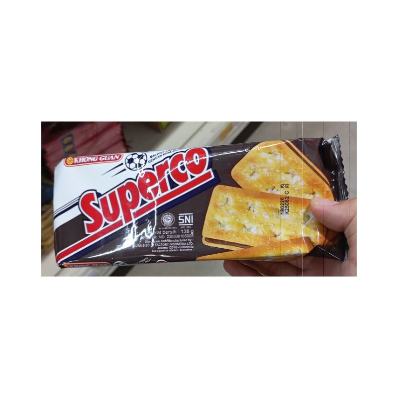 

KHONG GUAN SUPERCO BISCUIT CHOCOLATE 138GR ISI 5 PCS
