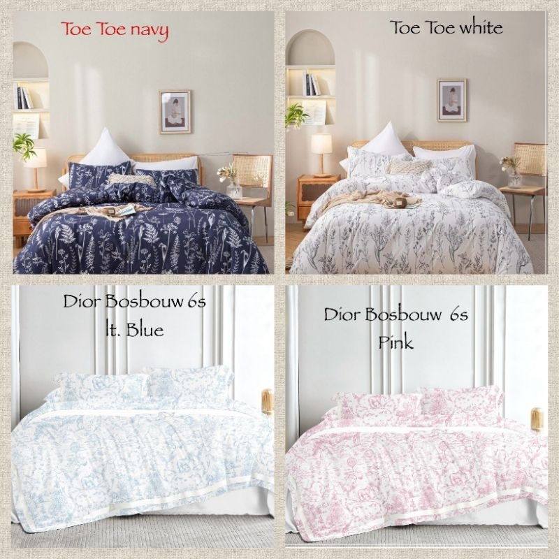 Sprei dan Bedcover Set Sutra Organik Tensel 60s