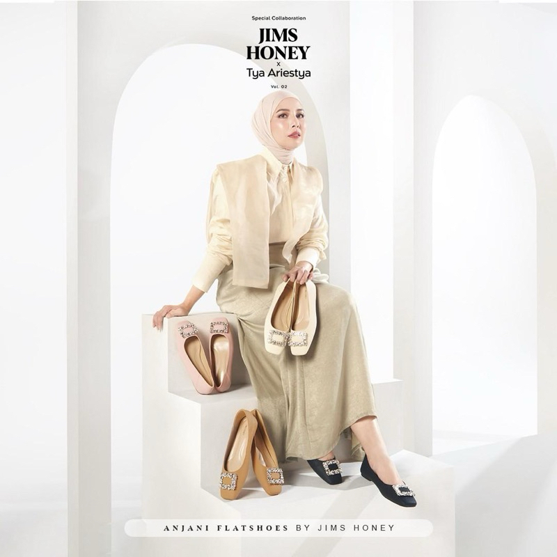 Jimshoney Anjani Flatshoes Sepatu Flat Wanita Sepatu Kerja Sepatu Santai Sepatu Jimshoney Banjarbaru