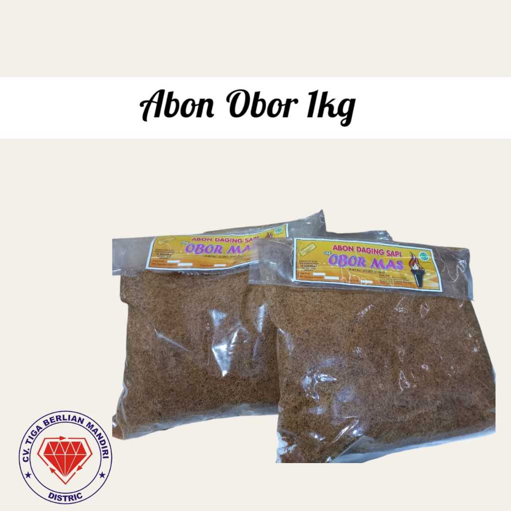 

ABON OBOR MAS DAGING SAPI KEMASAN 1KG/PCS