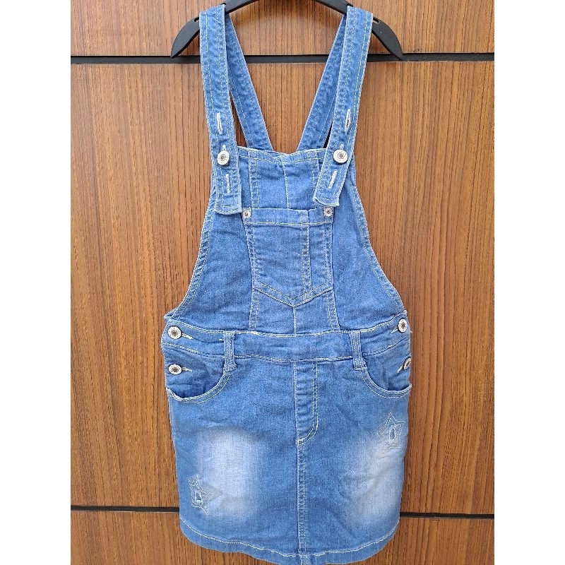 Overall skirt anak/ Baju kodok anak perempuan/ overall jeans anak