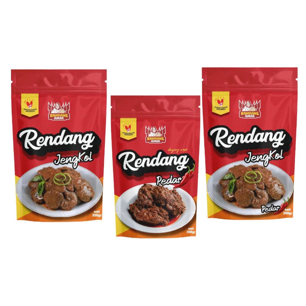 

Randangamak - Paket Triple D Rendang Jengkol & Daging Pedas 350GGR