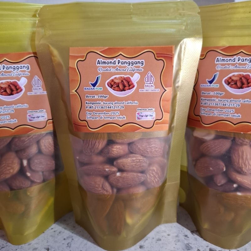

Almond oven 100gr roasted almond halal kacang almond panggang Blue Diamond USA BPOM