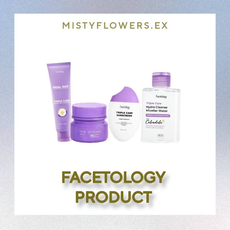 FACETOLOGY FACIAL WASH MOISTURIZER MICELLAR WATER
