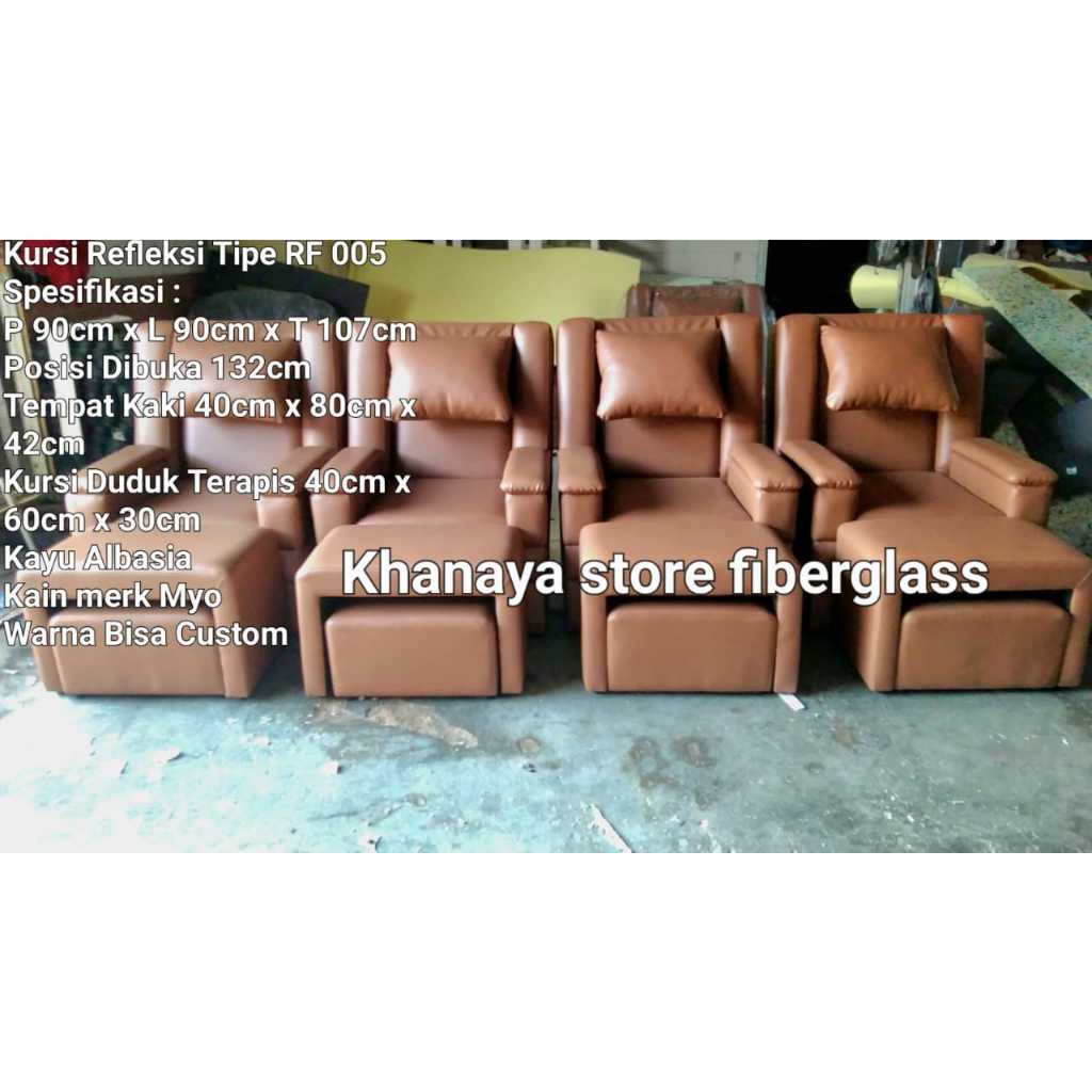 Kursi Refleksi massage baru/Sofa massage kayu/Kursi pijat reclening manual baru!!