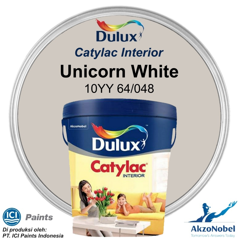 CAT DULUX CATYLAC INTERIOR 25 KG - UNICORN WHITE 10YY 64/048