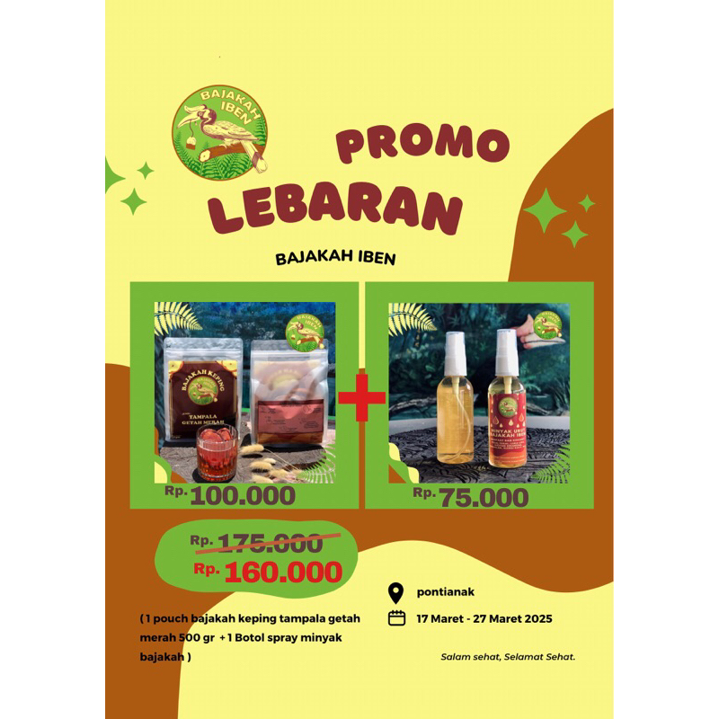 

Bajakah Iben Promo Lebaran