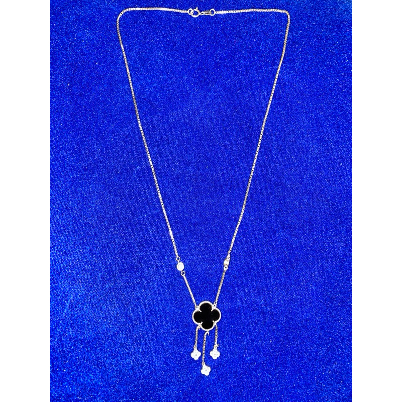 kalung clover perak/silver 925 berat 4,64 gram