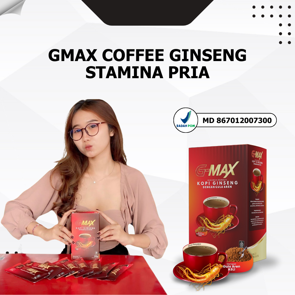 

TERLARIS!!! Gmax Kopi Ginseng dengan Gula Aren Efektif Meningkatkan Stamina Pria Saat Bercinta