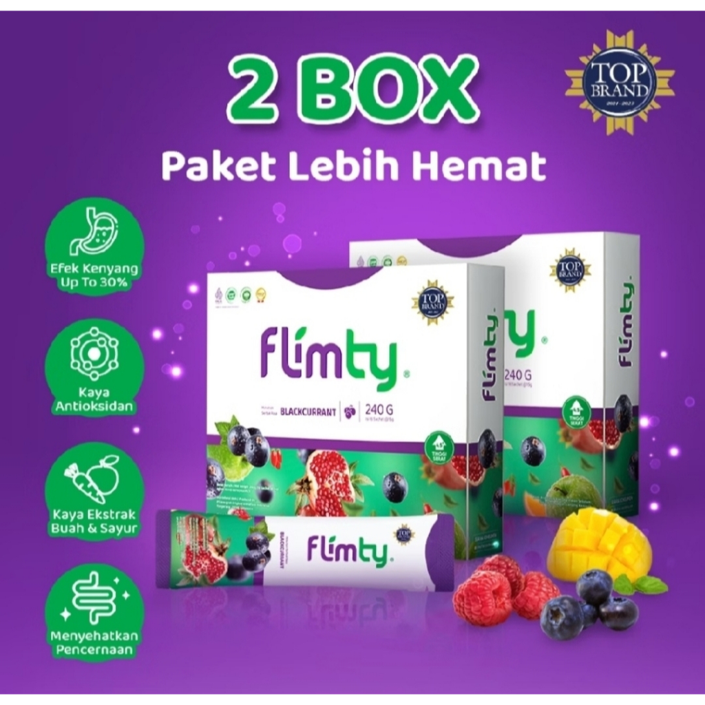 

Flimty Fiber 2 BOX Minuman Serat Official Store Original BPOM