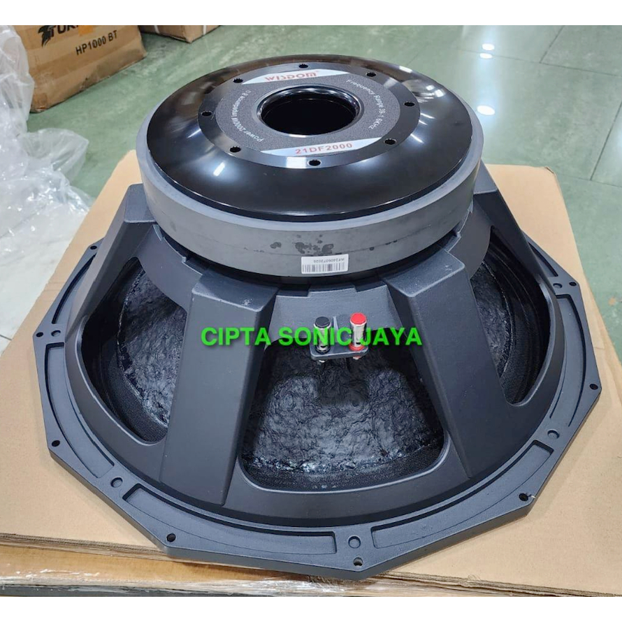 (PETI KAYU) Speaker Wisdom 21 inch 21Df2000 / 21 Df 2000 / 21Df 2000 21 Inch DOBEL MAGNET