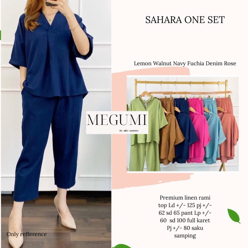 Setelan Wanita Polos Sahara Jumbo Set | Setelan Wanita Kekinian | Rayon Premium | JUMBO | SETELAN PI