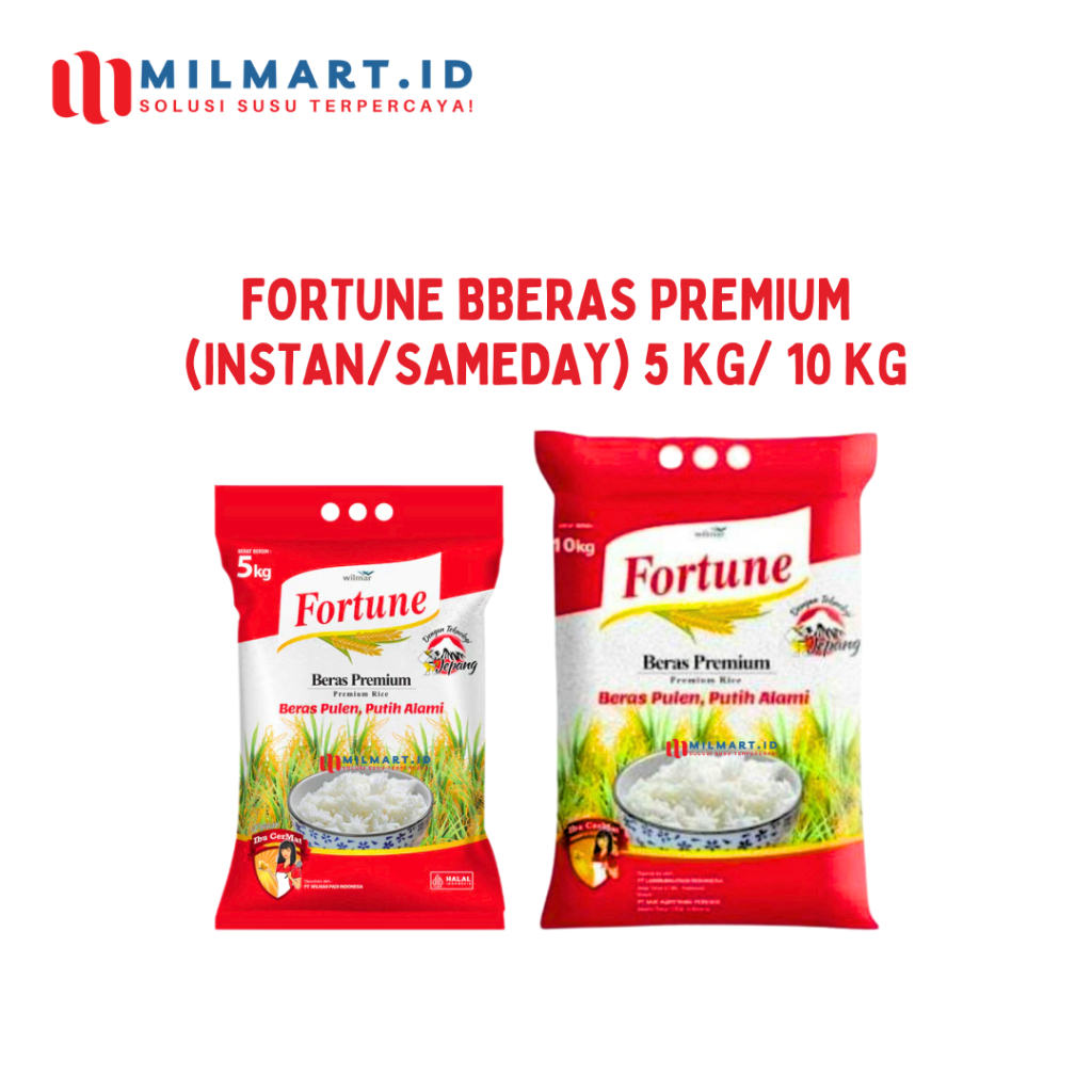 

[INSTANT/SAMEDAY] FORTUNE BERAS PREMIUM HIGH QUALITY RICE 5KG/10KG/5000G/10000G