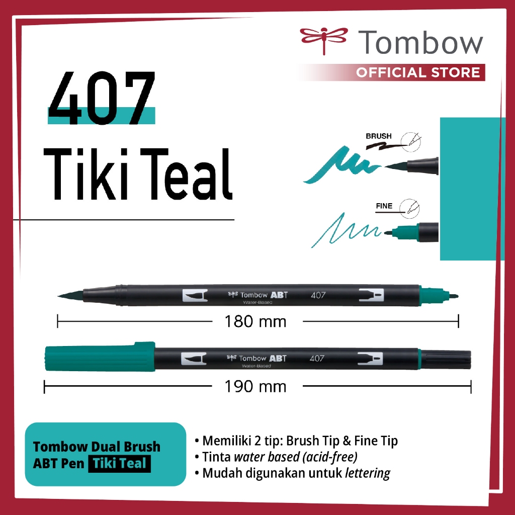

ABT Dual Brush ABT Pen Tiki Teal