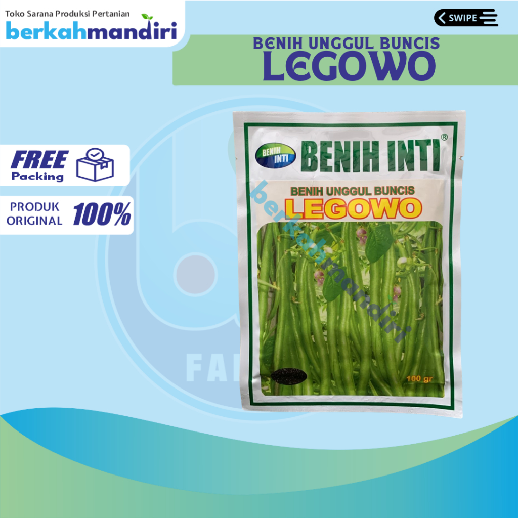 Benih Unggul Buncis LEGOWO 100 G - Benih Inti