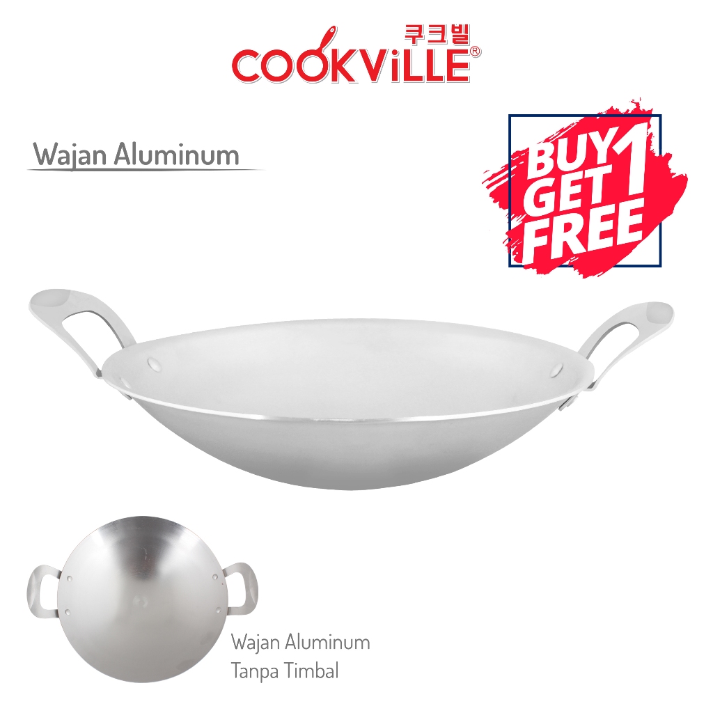 [COOKVILLE] Aluminum Wajan 30 Cm