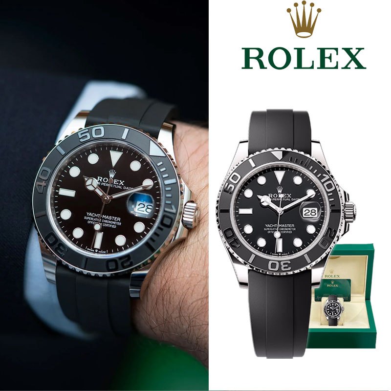 【Rolex】100% original Rolex Yacht-Master Series Jam Tangan Rolex Pria M226659-0002 42mm Ready Stock A