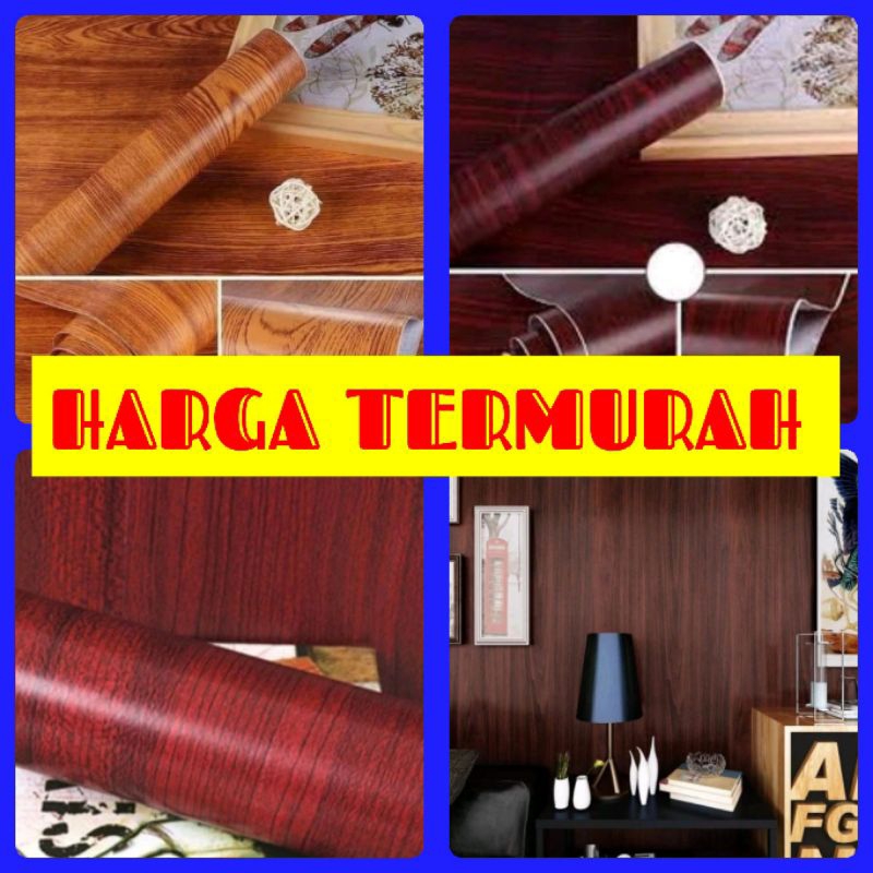 PUSAT GROSIR WALLPAPER Wallpaper Dinding Kayu Wallpaper Dinding Motif Kayu Wallpaper Lemari Wallpape