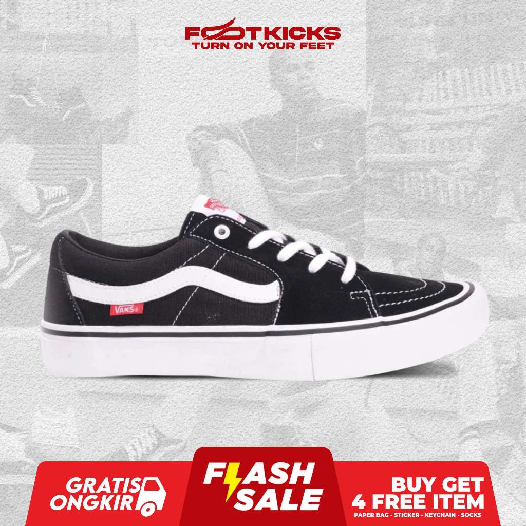 Sk8 Low Pro Black White