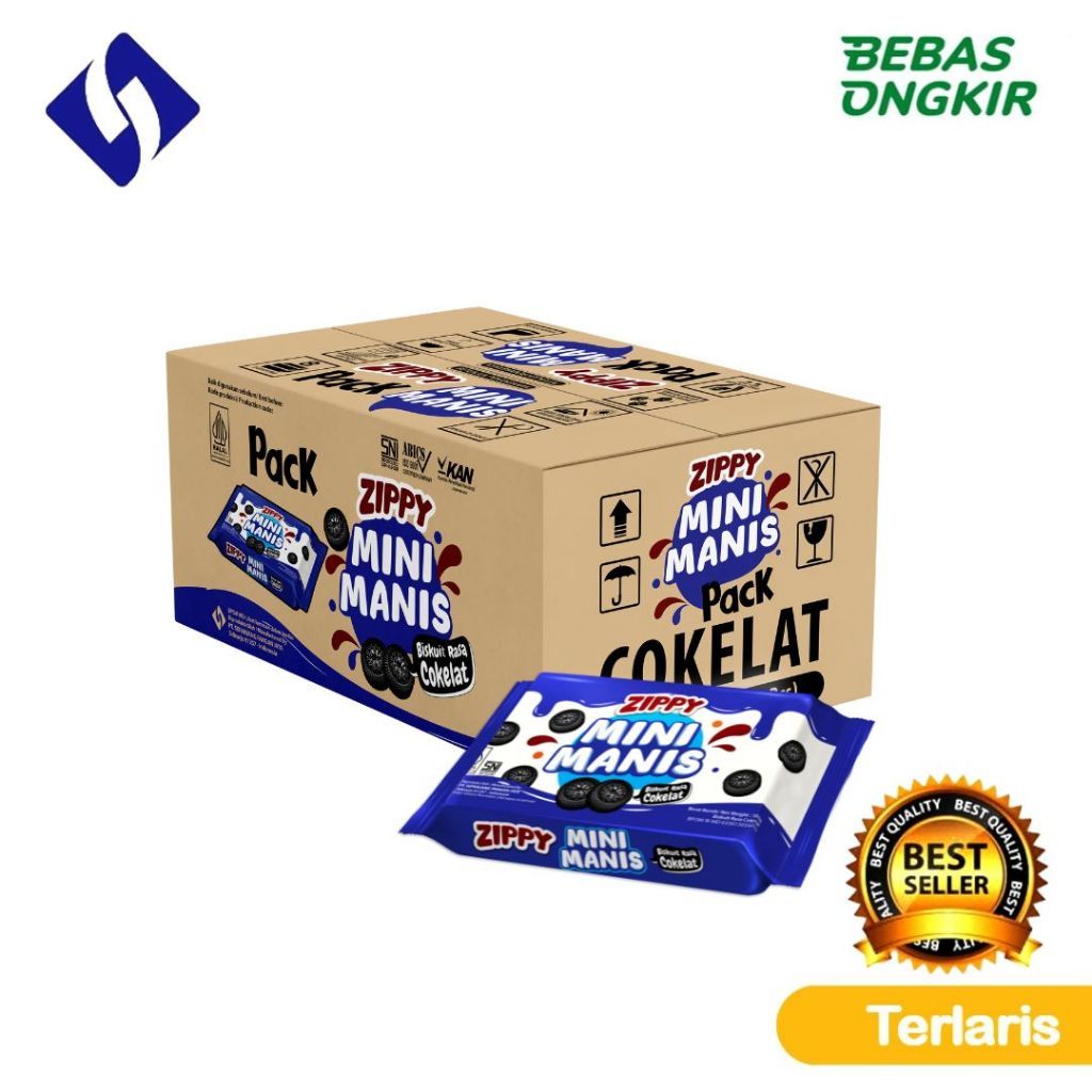 

Family pack Zippy Biskuit Minimanis Rasa Cokelat 100 Gr Kemasan Karton - Isi 20