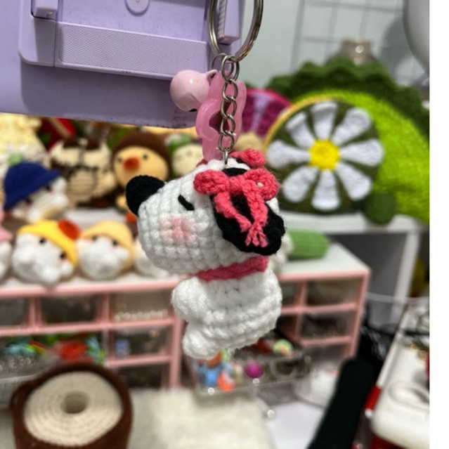 Amigurumi Snoopy | Keychain Snoopy